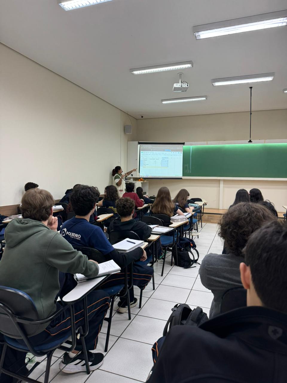 Sala de aula do Colégio Integral